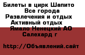 Билеты в цирк Шапито. - Все города Развлечения и отдых » Активный отдых   . Ямало-Ненецкий АО,Салехард г.